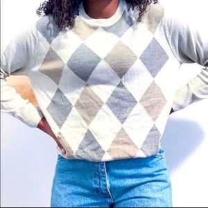 Argyle sweater